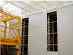 Show image 'Concrete curing chamber with steel shelves to recieve panels' in New Window