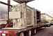 Show image 'State-of-the-art latest technology twin shaft mixers arriving to the plant prior to installation. They ensure optimum mixing of the very fast-setting concrete to be utilized in the IHI panels.' in New Window